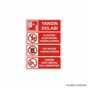 PVC Fire Cabinet Sign Home Decoration <b>Vinyl</b> Sticker - Product Image 2