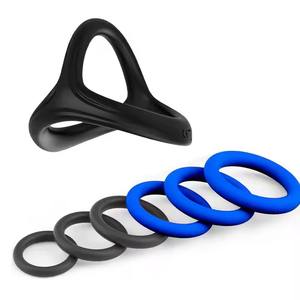 Flüssiger Silikon-Haifisch ring <span class=keywords><strong>7</strong></span>-teiliges Set Männlicher Sicherungs ring Verzögerung Ejakulation werkzeug Sexspielzeug für Erwachsene für Männer - Product Image 4