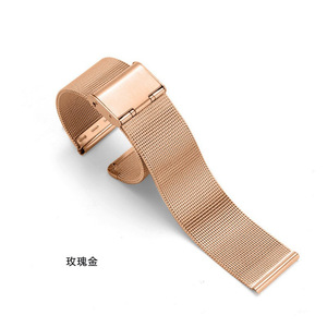 Pour <span class=keywords><strong>Apple</strong></span> Iwatch <span class=keywords><strong>Bracelet</strong></span> en acier inoxydable pour Huawei Samsung 16/18/20/22mm <span class=keywords><strong>Bracelet</strong></span> à dégagement rapide <span class=keywords><strong>Bracelet</strong></span> boucle milanaise Correa - Product Image 6
