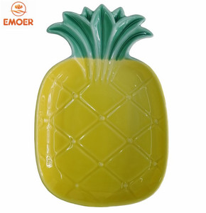 Assiette en porcelaine écologique style tropical design nordique pour riz et fruits - Product Image 3