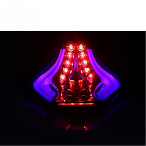 Conjunto de Luz Trasera LED de 5W 12V para Yamaha R25 R3 MT03 <span class=keywords><strong>MT07</strong></span> MT-25 FZ-07 Y15ZR |   Luz de Plástico ABS Roja/<span class=keywords><strong>Azul</strong></span>/Blanca - Product Image 2