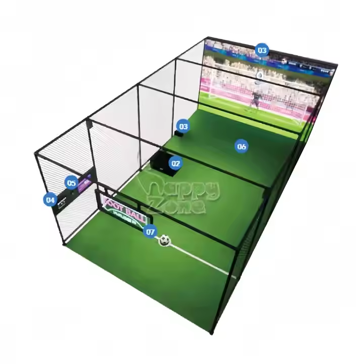 Custom Interactive Projection Soccer Training Wall