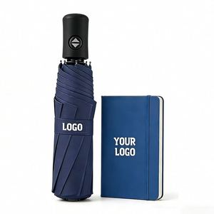 Paraguas Plegable de Lujo con Logotipo Personalizado, Regalos Promocionales Empresariales - Product Image 1