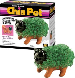 Chia Pet Kitten Planter Kit Nouveauté Cadeau pour <span class=keywords><strong>Jardin</strong></span> ou Maison <span class=keywords><strong>Poterie</strong></span> Décorative Facile à Faire Conception Artificielle pour Plantation Amusante - Product Image 1