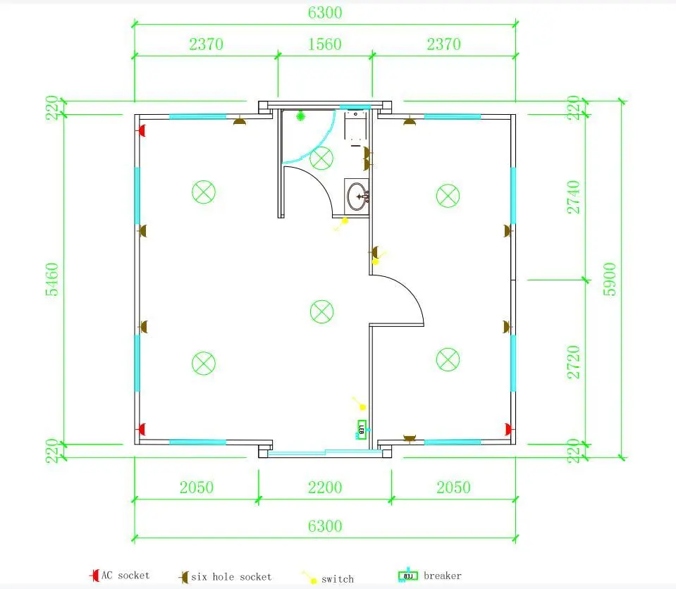 Precio razonable plano fácil de montar ala desplegable materiales buen precio China casa contenedor plegable