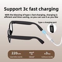 Cámara Inteligente con IA para Gafas, 800W Píxeles, Traducción en Tiempo Real, Reconocimiento de Objetos, Asistente de Voz, Lentes Inteligentes, Gafas Inteligentes Meta