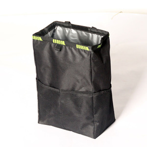 Cross-border hot-selling green-edged car trash can <b>hanging</b> car <b>seat</b> back storage bag, multi-functional car storage bag, waterpro - Product Image 2
