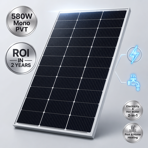 <span class=keywords><strong>Panneau</strong></span> solaire hybride PVT 580W 2-en-1 photovoltaïque thermique pour le <span class=keywords><strong>chauffage</strong></span> de <span class=keywords><strong>piscine</strong></span> et l'électricité domestique, collecteur haute efficacité - Product Image 1
