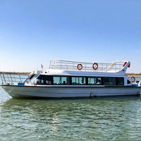 Bateau de transport de passagers fluvial et maritime de 16 m, 60 places, bateau-taxi, ferry, bateau rapide, bateau touristique à cabine à vendre