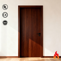 Puerta Moderna de Madera para Hotel, Decorativa, de Salida, con Piezas de Repuesto Gratuitas, para Interiores, Seguridad, Superficie Acabada, Apartamento, Exterior, Almacén