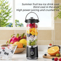 Nouveau Portable Mini Blender Haute Puissance Rechargeable Électrique Presse-agrumes Tasse Auto-Nettoyage pour Voiture RV 500ml Manuel Protéine Shaker