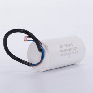 Condensateur de démarrage gainé Cbb60 60Uf 450Vac pour moteurs de lave-linge et pompes à eau - Product Image 3
