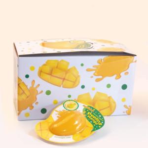 Bán buôn Halal 3D xoài hương vị vui Jelly lột lớn kích thước bình thường xoài hình Gummy kẹo - Product Image 2
