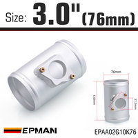 ADDCO adaptor Sensor aliran udara, Aluminium 2 "/2.5"/3 "untuk Toyota untuk Mazda untuk Subaru Air Intaker MAF Adapter Flange Base EPAA02G10K