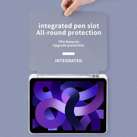 Nouvelle Coque de Protection Intégrale en PU de Haute Qualité pour iPad 10,9 Pouces (Modèle 2025) avec Support Triple Pliable Multi-angles pour Tablette Apple