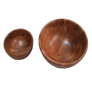 ชุดโต๊ะอาหารค่ำ,ชามอาหารเกรดอาหารสลัดผลไม้ทำจากไม้ - Product Image 3