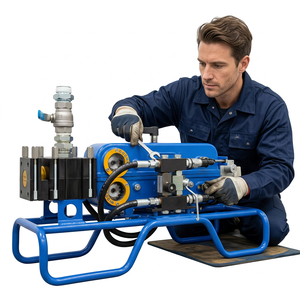 Machine de soufflage de câbles hydrauliques GOWIN HYDRAJET Float Master de haute qualité / Équipement de fibre optique 8-24 mm avec groupe motopropulseur Kohler - Product Image 1