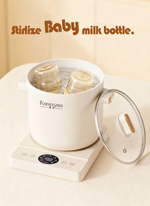 Robot culinaire pour bébé de qualité supérieure, <span class=keywords><strong>cuiseur</strong></span> multifonction électrique, mini-casserole multifonction avec 8 fonctions, protection contre la surchauffe et la sursecousse - Product Image 4