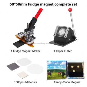 Máquina para Hacer Imanes de Nevera de 63.5*63.5mm, Venta al Por Mayor, Máquina para Hacer Imanes Personalizados + Máquina para Hacer Imanes de Nevera - Product Image 2