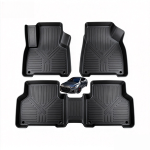 Tapis de sol de voiture <span class=keywords><strong>Audi</strong></span> sur mesure, 3D, toutes saisons, en TPE, étanches, 3,0 mm d'épaisseur, résistants, de luxe, 3 pièces, garantie 3 ans, vente en gros - Product Image 1