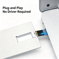 Clé USB en métal personnalisable avec logo, forme carte de crédit, imprimante UV A4 pour cartes d'identité, clé USB en PVC, impression de cartes plastiques