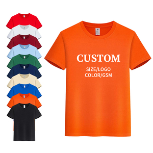 T-shirts unisexes en coton 100% de haute qualité, impression et broderie de logo, 190g, coupe classique, t-shirts pour hommes - Product Image 2