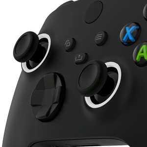 Anillos Circulares Blancos para Botones de Joystick, Anillos Decorativos para Palancas de Mando para Controles de Xbox Series X S, Xbox One Elite / Elite Series 2 - Product Image 1