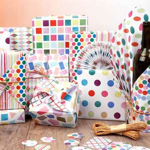 กระดาษห่อของขวัญเคลือบซิลิโคนสองด้านแบบใช้แล้วทิ้งขนาด50x70ซม. - Product Image 3