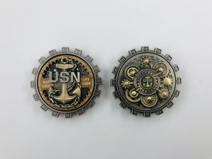 Monedas de Desafío Personalizadas de Alta Calidad, Translúcidas, de Aleación de Zinc Esmaltado, Chapadas en Oro, con Impresión UV, Fundición a Presión Suave, Multiusos - Product Image 4