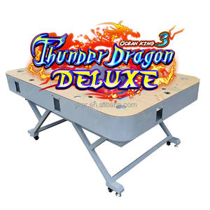 सिक्का संचालित खेल उच्च वापसी थंडर ड्रैगन डीलक्स मछली पकड़ने के खेल आर्केड मशीन बिक्री के लिए - Product Image 1