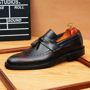 Zapatos de vestir formales de cuero de alta calidad, los más vendidos, nuevos zapatos formales para fiestas y negocios para hombre. - Product Image 4