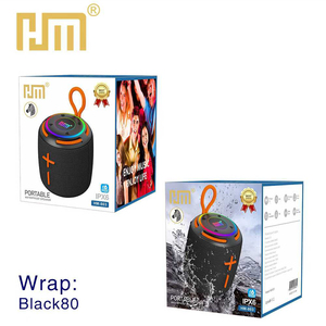 ลำโพงบลูทูธพกพา HM-803 มินิ RGB ไฟหลากสี พร้อมวิทยุ <span class=keywords><strong>FM</strong></span>/รองรับ TF/USB เสียงสเตอริโอเบสหนักแน่น ลำโพงผ้า - Product Image 6