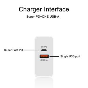EU US UKプラグ対応 240W USB Cモバイルフォン充電器 <span class=keywords><strong>2</strong></span>ポートUSB-C PD急速充電器 240W USB Type-C充電アダプター iPhone 16 17 13対応 - Product Image 2