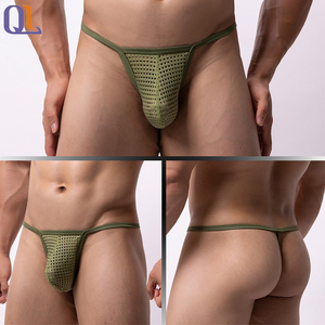 Sous-vêtements pour hommes, tongs et strings, bikini, string <span class=keywords><strong>sexy</strong></span>, sous-vêtements pour <span class=keywords><strong>homme</strong></span>, couleur unie, caleçons exotiques - Product Image 2