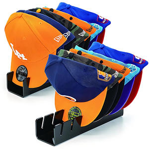 Expositor de Gorras de Béisbol al por Mayor, Soporte Acrílico de 4 Niveles Multifuncional para Organización y Decoración del Armario del Hogar - Product Image 4