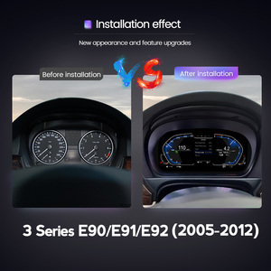 Navifly Linux hệ thống 12inch 1920*720P Màn hình xe Bảng điều khiển công tơ mét LCD cụm kỹ thuật số cho BMW E90 E91 E92 e93 2005-2012 - Product Image 5