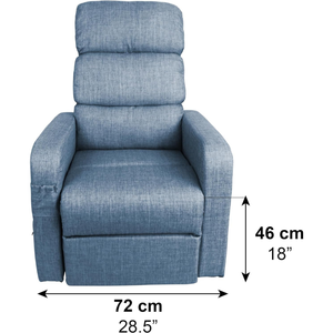 Sillón Reclinable Eléctrico, Sillón Reclinable Ortopédico, Sillón Elevador Azul PEPE P40029 - Product Image 6