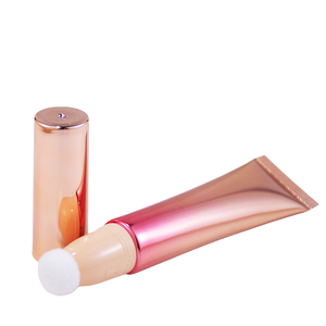 10ml 15ml Soft Brush <b>Plastic</b> Cosmetic Squeeze <b>Tube</b> Hot Stamped Face Wash Eye Cream Packaging Brush Applicator Colorful Medium - Product Image 3