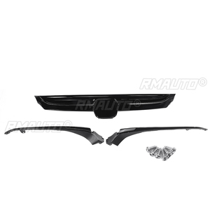Nueva Rejilla Delantera Negra/Carbono para Coche, Cubierta Central de Rejilla, Panel de Reemplazo de Base para Honda Accord 4 Puertas 2018-2021 - Product Image 2