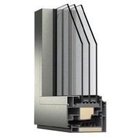 Fenêtre à double vitrage avec profilés en polyuréthane, isolation thermique, étanche, anti-corrosion, verre trempé thermiquement HST