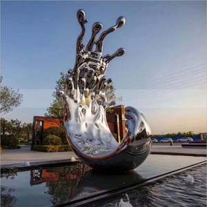 JYFMETAL M116 316 Escultura de Flecha Art Deco de Acero Inoxidable, Dinámica, Impermeable, Duradera, para Montar en el Suelo, Pasillo, Arte para Exteriores - Product Image 1