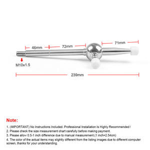 Poignée de levier de vitesses de voiture à 6 vitesses compatible avec Hyundai Accent 00-05 à transmission manuelle et Tiburon 01-09 - Product Image 4