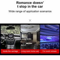 Projecteur d'étoiles USB, lumière flexible à 360 degrés pour le toit de la voiture, lumière galactique portable, mini lampe de nuit intelligente pour la décoration de la chambre