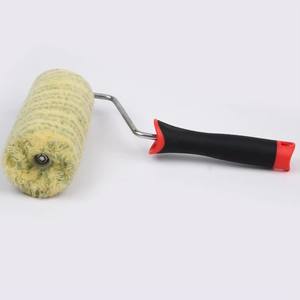 <span class=keywords><strong>Rouleau</strong></span> à peinture <span class=keywords><strong>en</strong></span> acrylique vert herbe avec cadre <span class=keywords><strong>en</strong></span> zinc rayé et poignée <span class=keywords><strong>en</strong></span> caoutchouc et plastique - Product Image 2