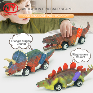 Lot de 6 mini voitures dinosaures à rétrofriction pour tout-petits, figurines d'animaux de 5,3 pouces - Product Image 5