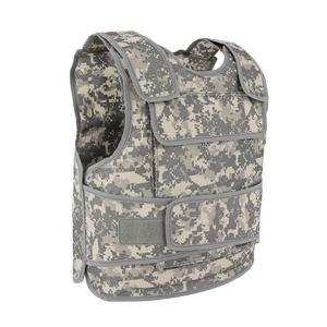 Armatura per giubbotto tattico balistico con rivestimento in Nylon con camuffamento digitale a doppia sicurezza per caccia all'aperto protettiva resistente - Product Image 1