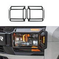Décoration de cadre noir en ABS de haute qualité pour le boîtier de la lampe arrière. Kit carrosserie pour Jetour-T2, accessoires Jetour