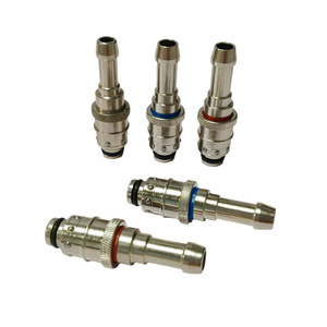 <span class=keywords><strong>Raccord</strong></span> de tuyau à déconnexion rapide en laiton nickelé, prise de refroidissement française droite pour tube - Product Image 3