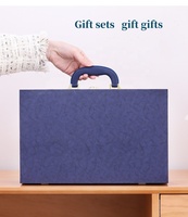 Papeterie de bureau, articles de luxe de marque VIP pour entreprises, nouveaux coffrets cadeaux d'affaires avec logo