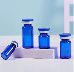 Bouteilles en plastique brun personnalisables, stériles, durables et écologiques pour poudre lyophilisée de peptides + Soins de beauté sur mesure en gros - Product Image 4